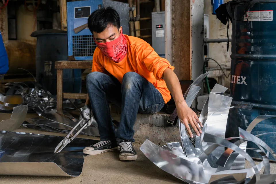 Component fabrication in the Arrow Energy workshop